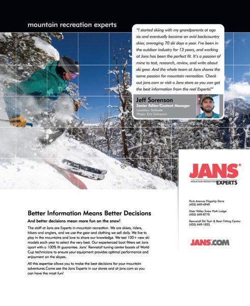 Jans – Mountain Recreation Experts