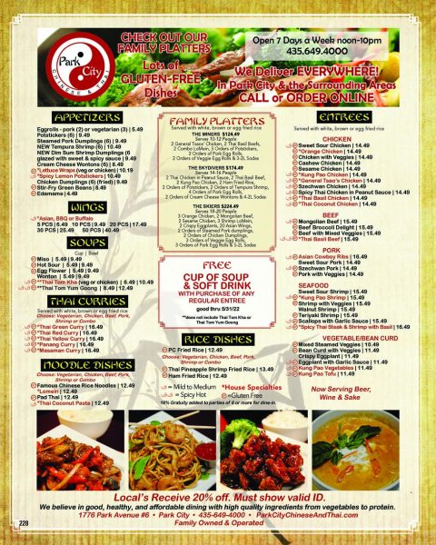 Park City Chinese & Thai – Park City Thai Food