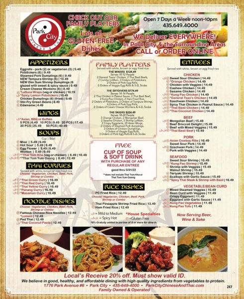 Park City Chinese & Thai – Park City Thai Food